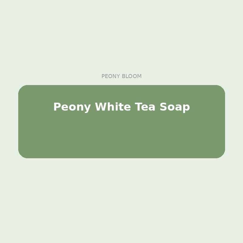 Peony White Tea Soap